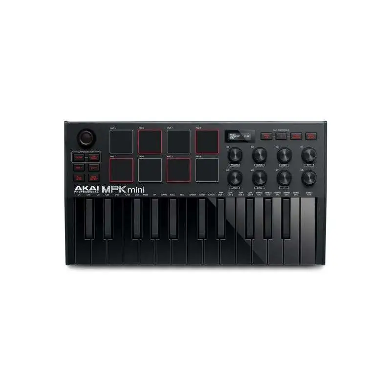 AKAI Professional MPK Mini Mk3 Keyboard Controller (Black)