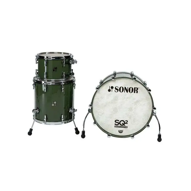 Sonor SQ2 Maple Vintage Shell Set Chromoxidgrün