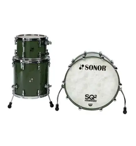 Sonor SQ2 Maple Vintage Shell Set Chromoxidgrün