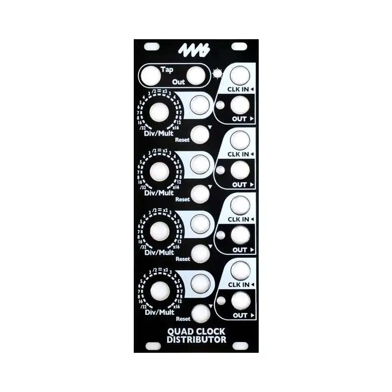 4ms Quad Clock Distributor Black Panel