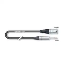 Sommer Cable SG04-1000-SW Microkabel 10 m