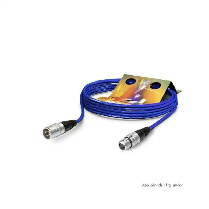 Sommer Cable SGHN-1000-BL Microfoonkabel 10 m Sommer Cable SGHN-1000-BL Microfoonkabel 10 m