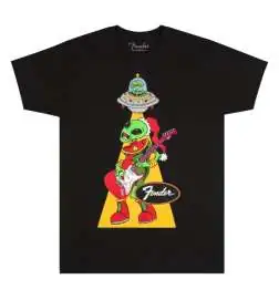 Fender Ugly Christmas Tee Alien M
