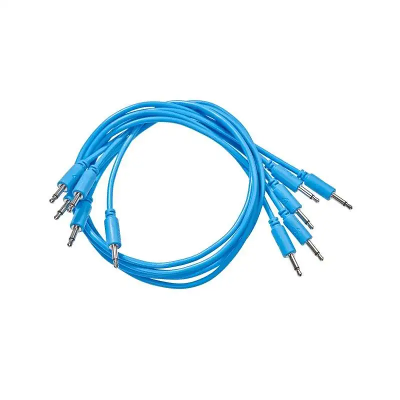 Black Market Modular Patch Cables 1.5m Blue (5-Pack)