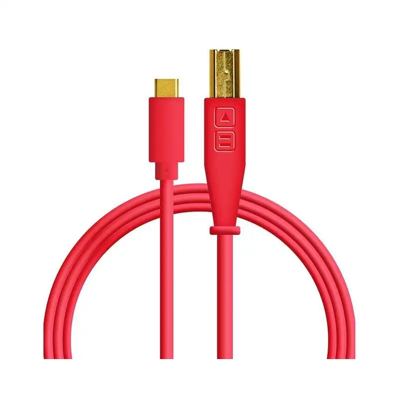 DJ TECHTOOLS DJTT USB-C Chroma Cable Red