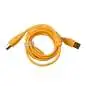 DJ TECHTOOLS Cabo DJTT USB Chroma Laranja 1,5m, Plug reto