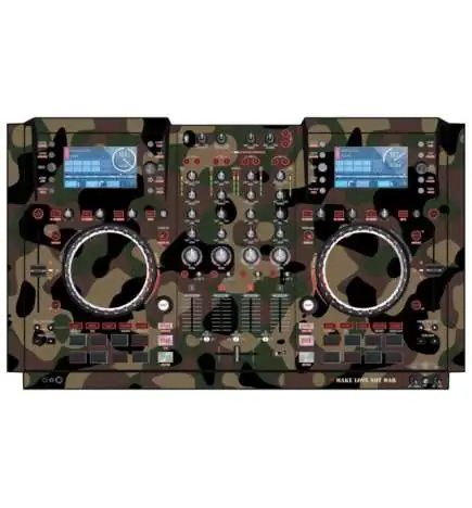 dj-skins Numark NV II Skin Peacemaker
