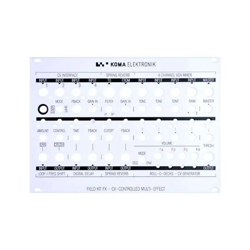 Koma Elektronik Field Kit FX Eurorack Panel