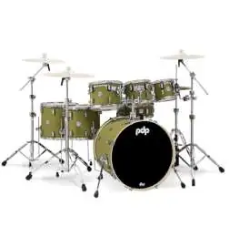 PDP Concept Maple CM7 Drumset Satin Olive