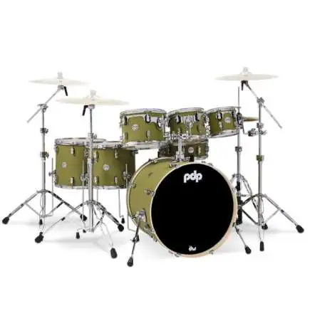 PDP Concept Maple CM7 Drumset Satin Olive