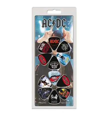 Perri s Palhetas AC DC 12-Pack LP12-ACDC1