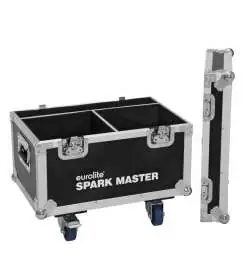 Roadinger Flightcase 2x Spark Master with wheels