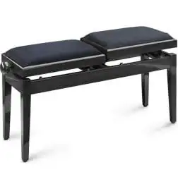 Stagg PB 245 BKP dubbel-pianostoel