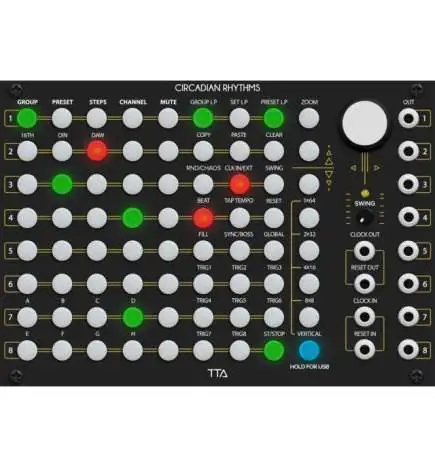 Tiptop Audio Circadian Rhythms Black