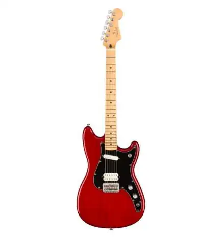 Fender Player Offset Duo-Sonic HS MN Crimson Red Transparent