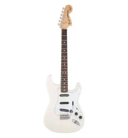 Fender Ritchie Blackmore Strat RW OWH Olympic White, incl. Bag