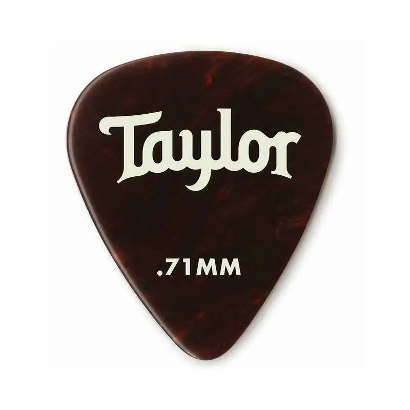 Taylor Celluloid 351 Picks 0.71 Tortoise Shell, 12-Pack