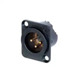 Neutrik NC3MD-LX-B Conector de chasis