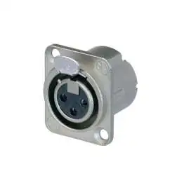 Neutrik NC3FD-LX Chassis Socket