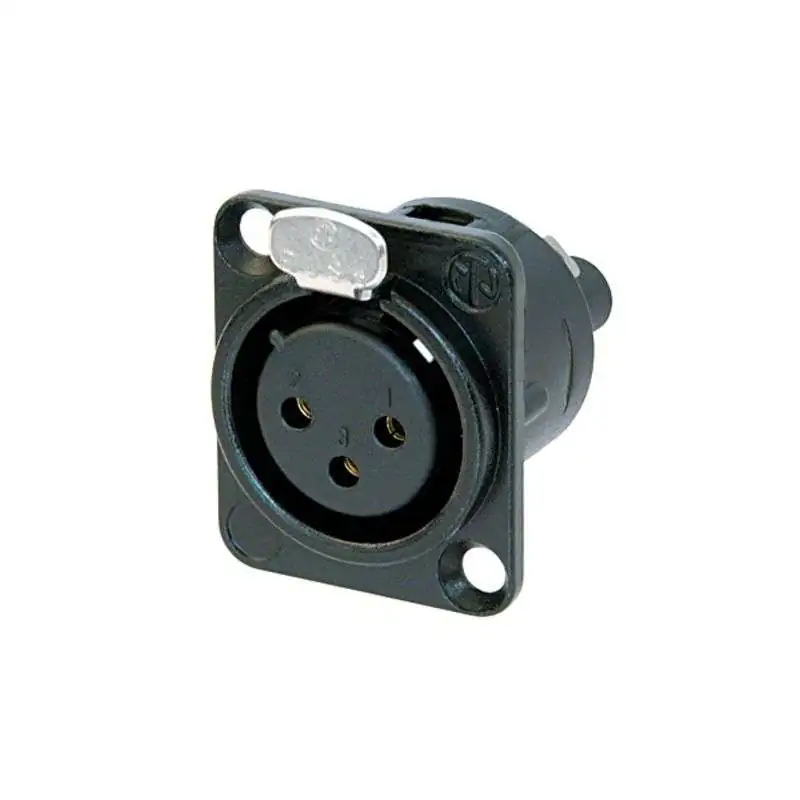 Neutrik NC3FD-S-1-B Chassis Socket