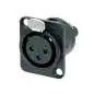 Neutrik NC3FD-S-1-B Chassis Socket