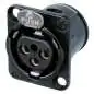 Neutrik NC3FD-V-B Chassis Socket Neutrik NC3FD-V-B Chassis Socket