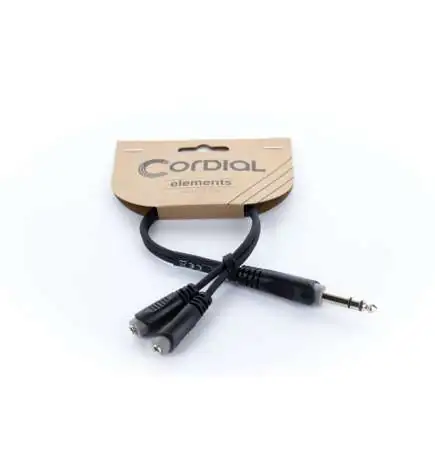 Cordial EY 0.3 VYY Câble Adaptateur 0,3 m