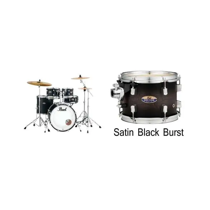 Pearl Decade Maple DMP925S/C, Satin Black Burst 262