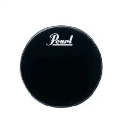 Pearl basDrum Frontvel PTH-18PL, 18 , zwart, Logo
