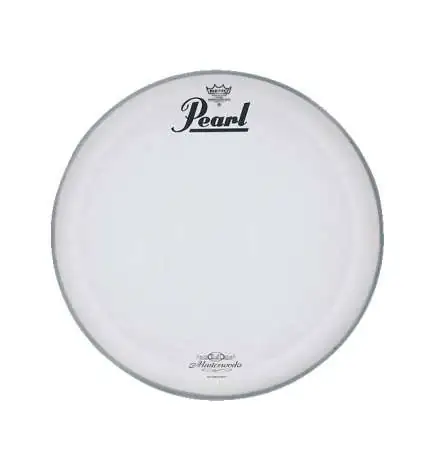 Pearl basDrum Frontvel MWH-22PL, 22 , wit, Masterworks Logo