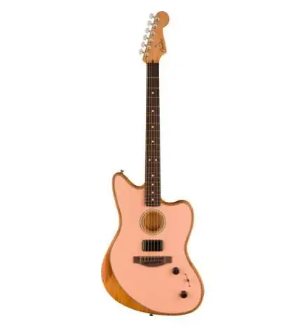 Fender Acoustasonic Player Jazzmaster Shell Pink