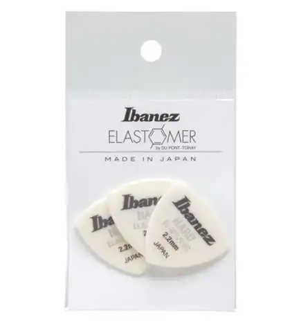 Ibanez BEL4HD22 Elastomer Picks Hard White
