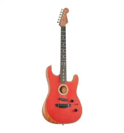 Fender AM Acoustasonic Stratocaster Dakota Red