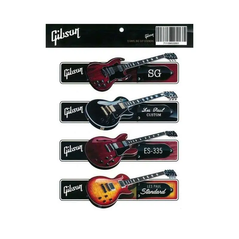 Gibson Guitar Sticker Pack