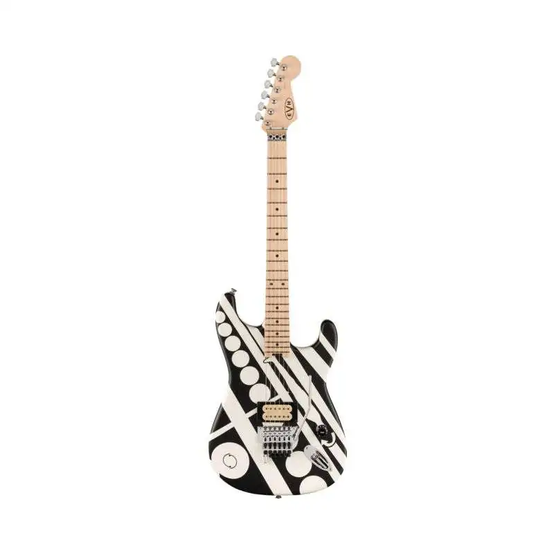 EVH Striped Series Circles White and Black