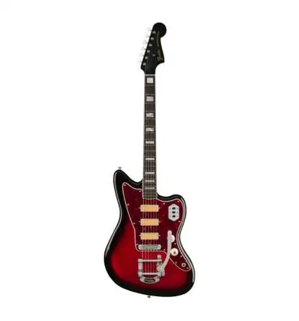 Fender Gold Foil Jazzmaster EB Candy Apple Burst