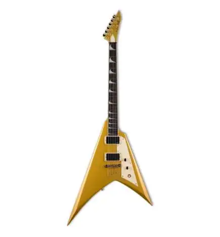 ESP LTD Kirk Hammett-V Metallic Gold