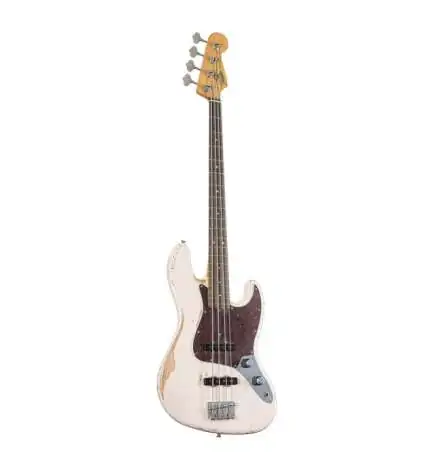Fender Flea Jazz Bass Roadworn Shell Pink