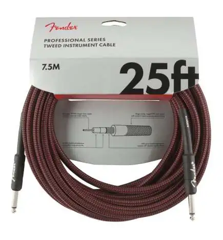 Fender Professional Tweed Cable RED 7,5 m