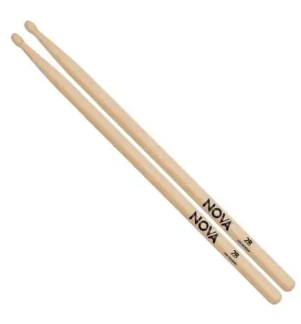 Vic-Firth Nova Drum Baquetas 2B, tipo madera