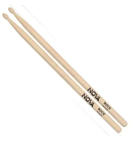 Vic-Firth Baguettes Nova Drum ROCK, olive en bois