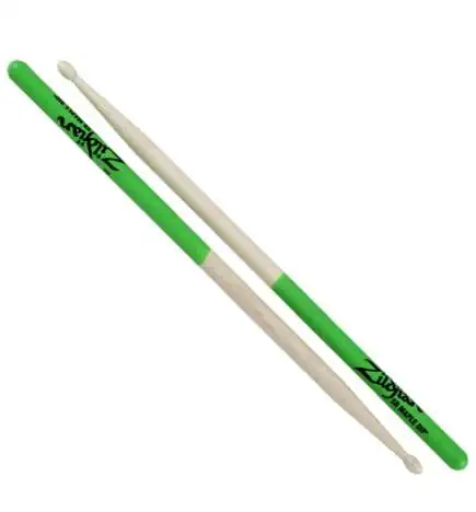 Zildjian Baquetas Maple Green Dip, 5B