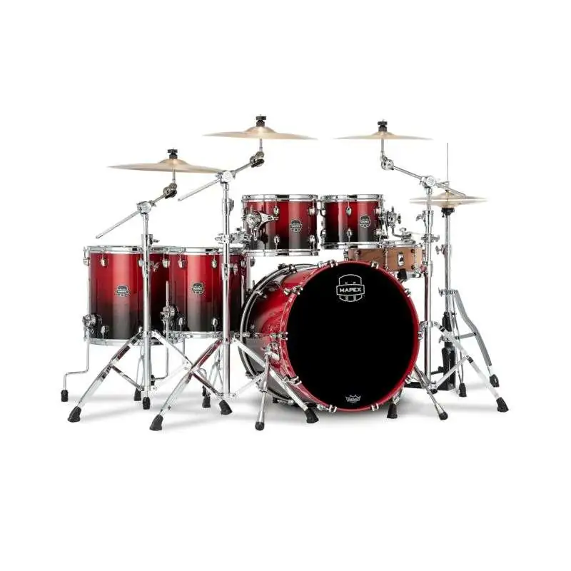 Mapex Saturn Shellset SR628X Scarlet Fade