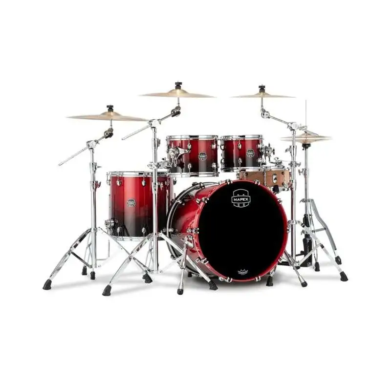 Mapex Saturn Shellset SR504X Scarlet Fade