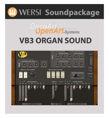 Wersi VB3 Hammond Emulation Soundpackage pour OAS