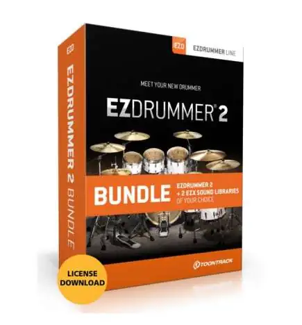 Toontrack EZ DRUMMER 2 Bundle incl.2 EFX