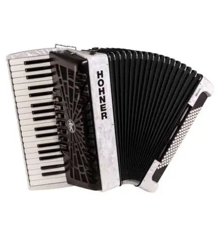 Hohner Bravo III 96 white Silent key