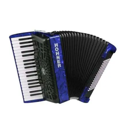 Hohner Bravo III 96 blue Silent key