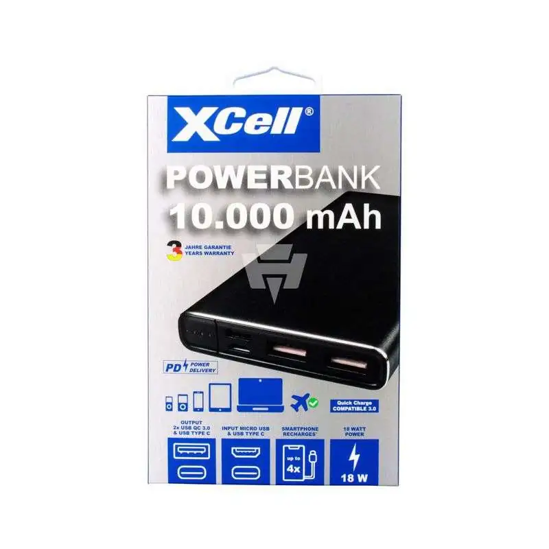 XCell Li-Poly Powerbank 10.000 mAh