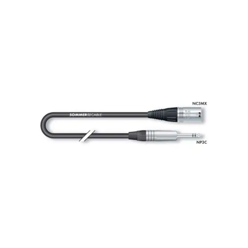 Sommer Cable SG04-0050-SW Microkabel 0,5 m